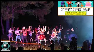 The Dance Element THRILLER after dark 2024 Spooky Story Walk New Hanover County Public Library [upl. by Kire137]