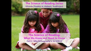 Science of Reading Part 1 Orthography [upl. by Yhtomiht]