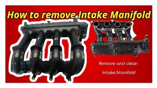 Intake Manifold Removal  Intake Manifold Cleaning  Honda City IDSi [upl. by Aitnwahs782]