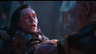 Loki Death Scenes  Thanos Kills Loki  Avengers Infinity War Scenes [upl. by Dee Dee]