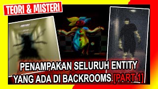 KITA BAHAS SATU PER SATU ENTITY  MAHLUK HORROR YANG ADA DI BACKROOMS PART 1 [upl. by Gentilis]