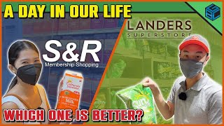 A Day in Our Life in BGC Philippines  Grocery Run to SampR and Landers 🥛 🍎 🥬 🐟 [upl. by Mendie]