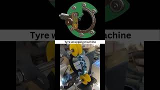 Tyre Wrapping Machine in Action [upl. by Catina]