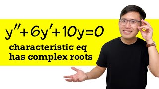 Auxiliary equations with complex roots for 2nd order linear differential equations [upl. by Evol]