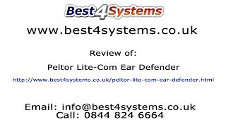 Peltor Lite Com Ear Defender [upl. by Arlee]