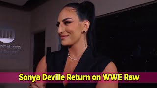 Sonya Deville Return on WWE Raw [upl. by Rooney]