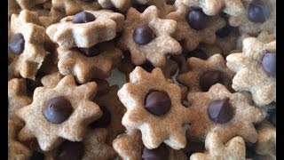 Peanut Butter amp Carob Chip Dog Treats [upl. by Nongim588]