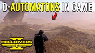 Zero Automatons in Game  Helldivers 2 [upl. by Enomar]