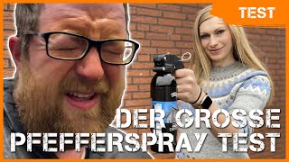 Der große PfeffersprayTest alle Größen Sprühtest und Wirkung ⚠️ [upl. by Lamahj]