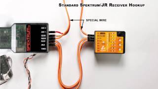 Microbeast V3 Standard Spektrum or JR Receiver Connection [upl. by Marquez]