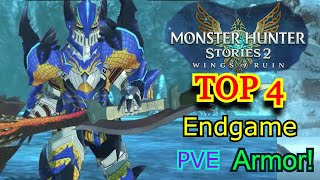 Top 4 PVE Endgame Armor MHS2 Wings of Ruin [upl. by Janeen]