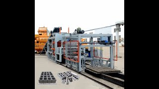 Full automaic hydraulic pressure block making machine to Russia [upl. by Kidd]