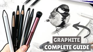 HOW to USE GRAPHITE PENCILS  COMPLETE GUIDE for BEGINNERS [upl. by Nyret899]