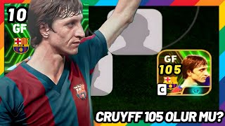 CRUYFF 105 OVERALL OLUR MU   EFOOTBALL 2024 MOBİLE [upl. by Bez388]