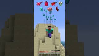 Minecraft Myths vs Mobs Challenge shorts meme memes [upl. by Letti108]