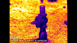 WATCH Infrared camera shows potential emissions leak coming from equipment on well [upl. by Yila]