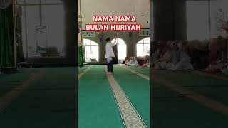 Nama nama bulan Hijriyah ustd Yayan shortvideo videoshort funny lucu [upl. by Alcott]