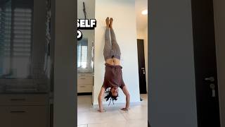 Handstand at home day 8 [upl. by Yenitirb]