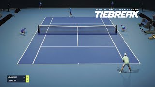 TIEBREAK  Grigor Dimitrov Vs Novak Djokovic I Australian Open I Expert Difficulty PS5 [upl. by Hoffert]