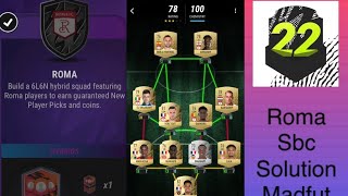 Roma Sbc Serie A Hybrids Madfut 22 Sbc Solutions [upl. by Pickard]