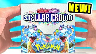 NEW Pokemon Stellar Crown Booster Box Opening [upl. by Creighton]