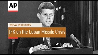 JFK on the Cuban Missile Crisis  1962  Today in History  22 Oct 16 [upl. by Ttocserp]