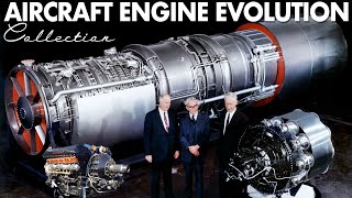 Aircraft Engines  From Propellers To Turbojets To Supersonic Passenger Jets  A Video Collection [upl. by Wash]