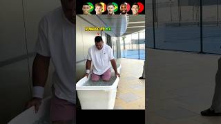 Ronaldo R9 VS DeBruyne VS Hulk VS Lacazette VS Ronaldo 7  Ice Bath Challenge🥶🔥 [upl. by Kentigera380]