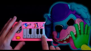 PJ PUGAPILLAR Theme  Lights Off  Poppy Playtime how to play on a 1 piano [upl. by Safoelc]