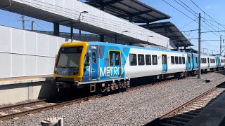 Xtrap 100 Departing Ringwood Station Headed For Melbourne [upl. by Aisilef]