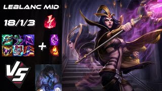 MID LeBlanc vs Sylas  EU Challenger Patch 1422 [upl. by Nodnrb]