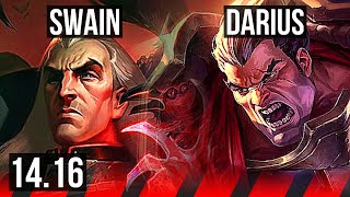 SWAIN vs DARIUS TOP  814 Rank 8 Swain  BR Master  1416 [upl. by Noguchi565]