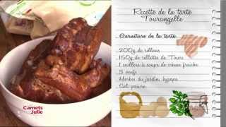 Recette  tarte tourangelle  Les carnets de Julie [upl. by Avilo]