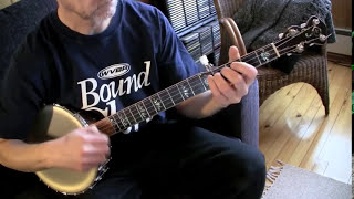 Juniper Jig  Clawhammer banjo tune tab available [upl. by Airdnekal]