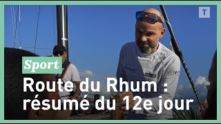 Route du Rhum 2022  victoire sur le fil pour Erwan Le Roux en Ocean Fifty résumé de la 12e journée [upl. by Swope452]