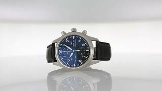 IWC Pilot Chronograph Ref IW371701 [upl. by Sherris450]