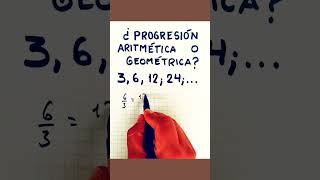 Aritmética o Geométrica youtubeshorts matematicas youtube maths matematica [upl. by Alket926]