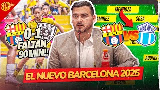 ESO FUE PENAL PERJUDICAN A BARCELONA EN LA FINAL  PROYECTO 2025 BSC  ALINEACIÓN BSC VS MACARA [upl. by Ellehcer356]