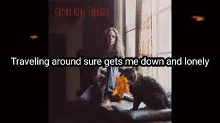 Carole King  So Far Away lyric video [upl. by Novyart612]