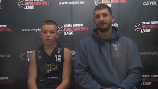 CEYBL U13 23112024 Press conference BK Lokomotiva Plzeň  Górnik Airteam Walbrzych [upl. by Shaikh]