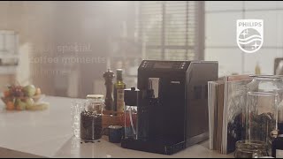 Philips 3100 series Fullautomatic espresso machine with Integrated milk carafe  EP3551 [upl. by Aronek]