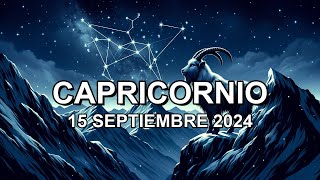 Horóscopo de hoy ♑︎ CAPRICORNIO  15 Septiembre 2024 capricorniohoroscopo [upl. by Nyberg]