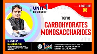 UNIT 1 CARBOHYDRATESDISACCHARIDES AND POLYSACCHARIDES [upl. by Pallas]