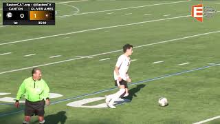 Oliver Ames vs Canton Boys Soccer 101923 [upl. by Eitisahc]