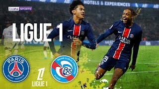 PSG vs Strasbourg  Ligue 1 HIGHLIGHTS  101924  beIN SPORTS USA [upl. by Faxen]