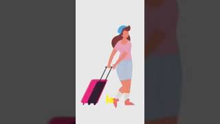 How to manage damaged luggage 🧳ytshorts traveltips luggagebag travelhacks [upl. by Drye]