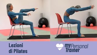 Pilates addominali su una sedia [upl. by Annayar]