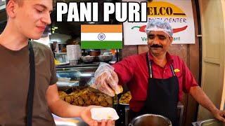 First time trying Indian food in Mumbai 🇮🇳 Pani Puri Vada Pav [upl. by Akimihs]