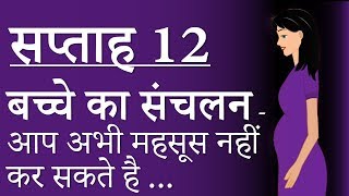 Pregnancy  Hindi  Week 12 गर्भावस्था  सप्ताह 12  डॉक्टर पद्मा [upl. by Nepets]