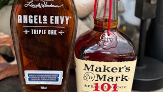 Cracking open Angels Envy Triple Oak and Makers 101 [upl. by Dymoke]